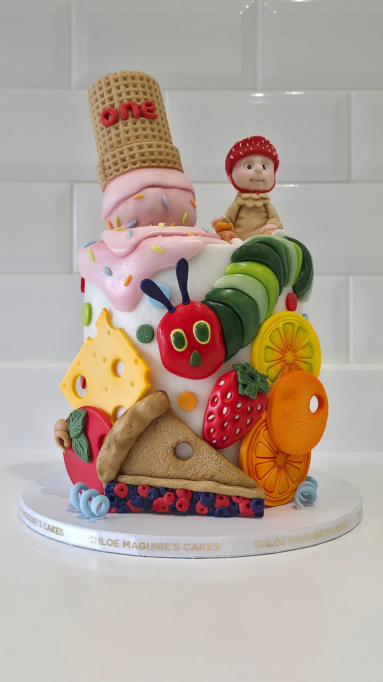 1st Birthday Cake Caterpillar