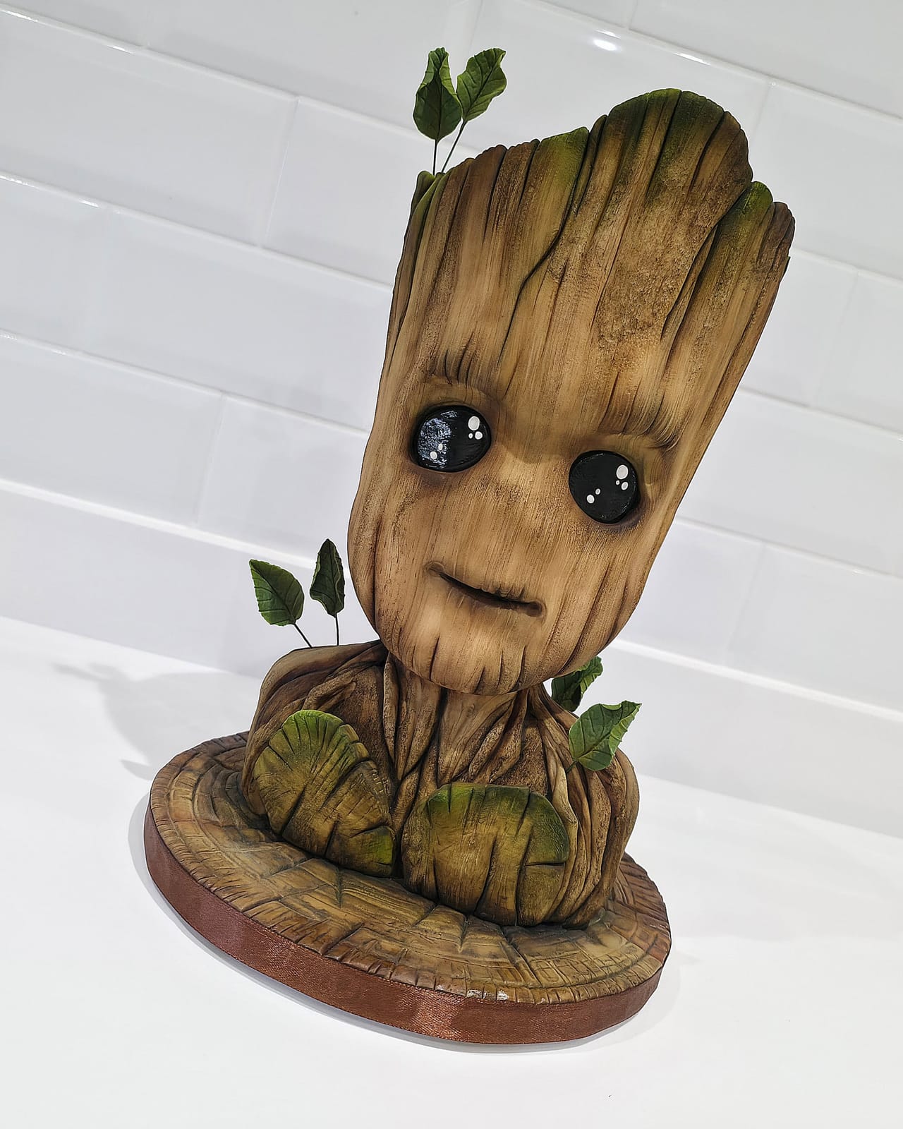Sculpted Groot bust